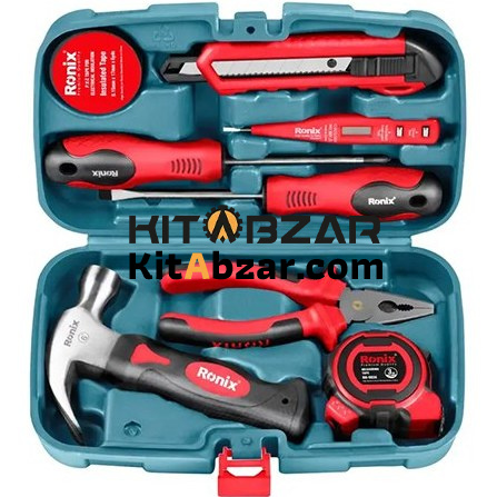 03060030 كيت ابزار دستي 8 پارچه RS-0002 رونيكس - تصویر 1