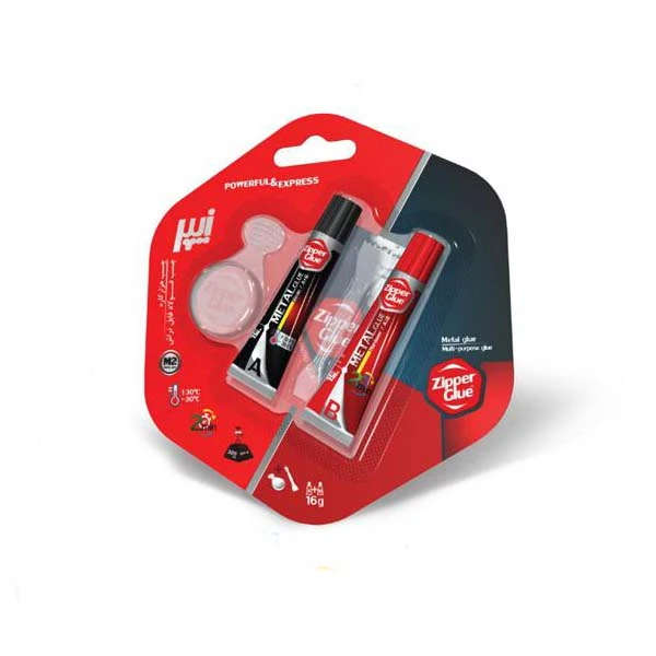 05080042 چسب فولاد زيپر 16گرم مات M2 - تصویر 1