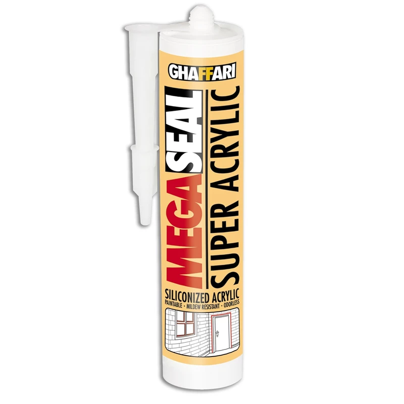 05080107 ماستيك سوپر اكريليك سفيد غفاري - تصویر 1