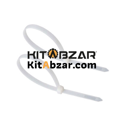 بست کمربندی سایز 20 سانتی متری بسته 100 عددی بست كمربندي 50 سفيد RH-9995 رونيكس - تصویر 1