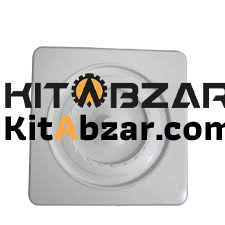 05150010 درب بخاري 15 چهارگوش سفيد - تصویر 1